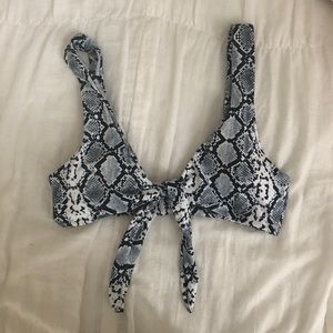 Zaful snakeskin bikini